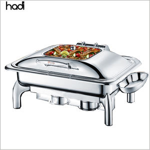 Recipiente Eléctrico Cuadrado para Buffet <span class=keywords><strong>de</strong></span> Comida Caliente con Calentador Hidráulico para Mantener los Alimentos Calientes - Product Image 3
