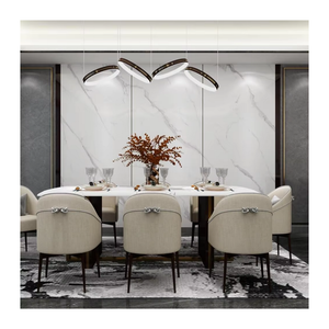 กระเบื้องแผ่นใหญ่ลายหินอ่อนสีเขียวสไตล์ยุโรป ขนาด 1200x2400x6 มม. หนา 9 มม. ผิวขัดเงาเต็มแผ่น สำหรับตกแต่งผนังภายใน <span class=keywords><strong>พื้น</strong></span><span class=keywords><strong>ห้องน้ำ</strong></span> - Product Image 1