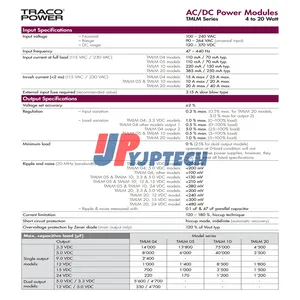 Hoge Kwaliteit Power Module Tmlm04225 AC-DC Converter Tracopower Tmlm 04225