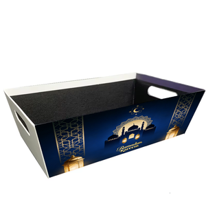 Boîtes cadeaux en carton recyclé <span class=keywords><strong>de</strong></span> haute qualité personnalisées pour l'Aïd musulman, le Ramadan Kareem, avec doublure en éponge pour l'emballage <span class=keywords><strong>de</strong></span> collations et <span class=keywords><strong>de</strong></span> bonbons - Product Image 5