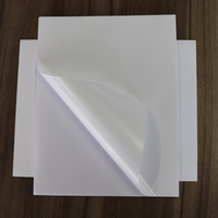 Feuille de papier autocollant vinyle imprimable et mate adhésive personnalisée étanche A3 A4 brillante compatible avec les imprimantes à jet d'encre et les imprimantes laser