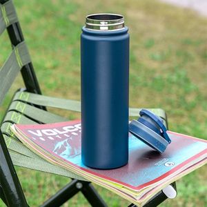 Botella Deportiva de Acero Inoxidable con Logotipo Personalizado, <span class=keywords><strong>Termo</strong></span> de 350 ml para Auto, Botella de Agua Plegable, Venta Especial - Product Image 4