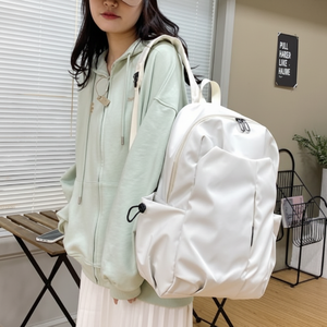 Grande capacità nuovo zaino per uomini e donne Casual studente viaggio d'affari borsa del computer portatile con Design semplice per brevi distanze - Product Image 1