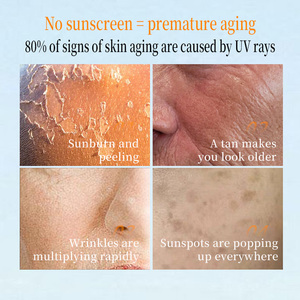 ครีมกันแดด SPF 50 ป้องกันรังสียูวี ไม่ทำให้หน้าขาวลอย ช่วยให้ผิวขาวกระจ่างใส ลดเลือนริ้วรอย รับผลิตแบรนด์ส่วนตัว (OEM) ครีมกันแดดสำหรับผิวหน้า - Product Image 3