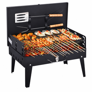 <span class=keywords><strong>Barbecue</strong></span> pliant moderne d'extérieur en gros avec boîte à outils intégrée, support de <span class=keywords><strong>barbecue</strong></span> portable avec revêtement en poudre pour stand de rue, personnalisable - Product Image 1