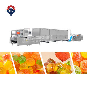 TG Machine GD600Q Système PLC entièrement automatique Machine à bonbons pour la production d'ours gommeux avec revêtement de sucre et d'huile - Product Image 1