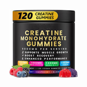 Pillole per la crescita muscolare <span class=keywords><strong>Pre</strong></span>-allenamento sportivo personalizzate creatina monoidrato gommose 5g di energia che stimolano integratore gommoso di creatina - Product Image 1