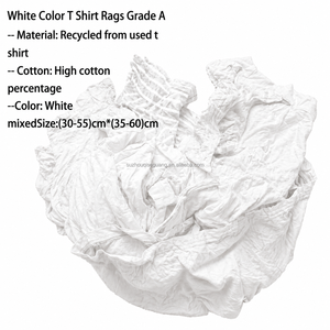 Trapos de Algodón Blancos 100% Algodón, Trapos de Algodón Usados, Camisetas de Algodón para Trapos, Trapos Industriales Grado A+ - Product Image 4