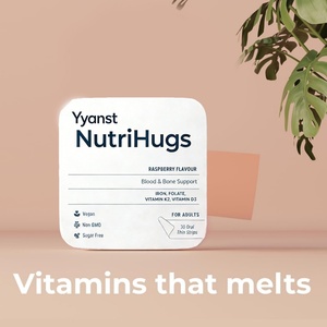 Bandelettes buvables de Vitamine D3 et Vitamine K2 de haute qualité sous marque privée : favorisent l'absorption du calcium et du fer et la santé osseuse - Product Image 2