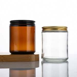 Envase de Vidrio Borosilicato de Lujo para Crema para el Cuidado de la Piel y Aceite Esencial, 1oz-8oz, Transparente, Ámbar, Color Personalizado, Tapa de Aluminio/Plástico - Product Image 2