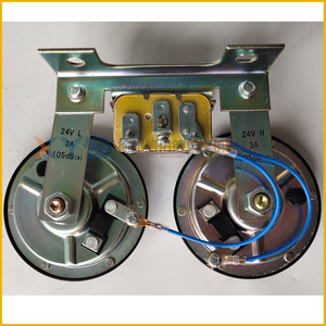Bocina Eléctrica de 24V para Cabina de Motoniveladora XCMG GR1803/1653/2153, Modelo DL125B, Original de Fábrica, Nueva Condición, Usada para Construcción - Product Image 5