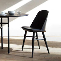 Chaise de salle à manger en bois courbé de style nordique européen avec dossier, modèle CY122, pour restaurant, maison d'hôtes et café