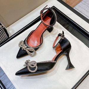 Nouvelle Arrivée Chaussures à Talons Élégantes pour Femmes, Bout Pointu, Nœud, Collection 2025 - Product Image 3
