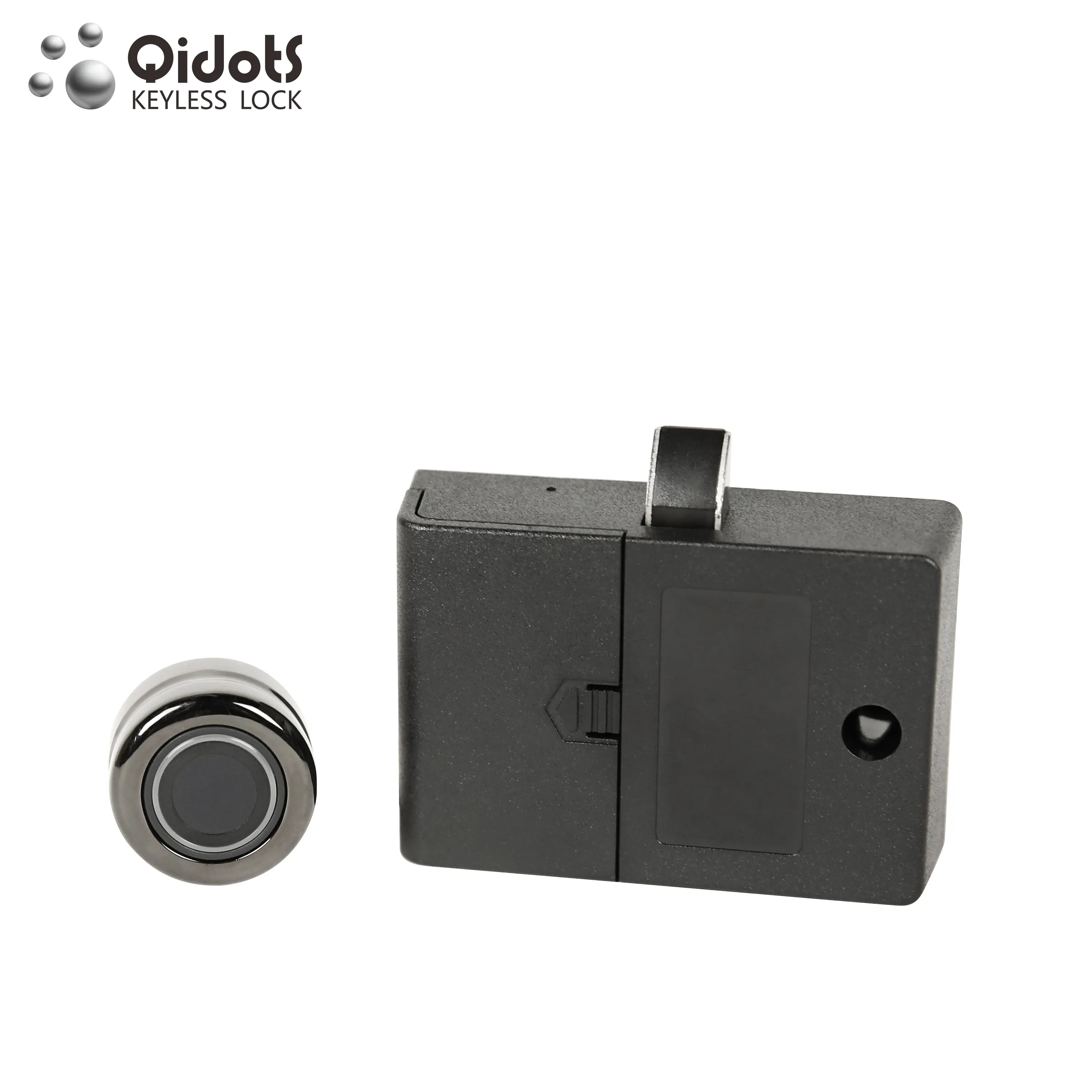 QIDOTS高感度キーレススマート指紋ハンドルは、家庭やオフィス用の引き出しロックを使用しています