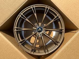 Rines AUROAD de Aleación Forjada de 18, 19, 20 y 21 Pulgadas, 5x112, Color Negro Brillante con Acabado Mecanizado, Cinco Radios, para <span class=keywords><strong>Mercedes</strong></span> y Audi - Product Image 5