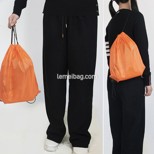 Mochila de poliéster con cordón, barata, 210D - Product Image 4