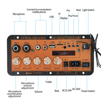 Fabrication D60-Dis 60W Haut-parleur Système audio Bluetooth Mélangeur numérique de puissance Amplificateur de basses puissantes pour l'extérieur