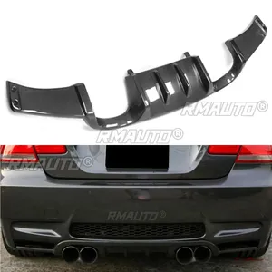 อุปกรณ์ตกแต่งรถยนต์ BMW E92 ปี 2006-2010 ชุดแต่งกันชนหลังคาร์บอนไฟเบอร์แท้ทรง V สำหรับ BMW E92 ชุดแต่งดิฟฟิวเซอร์กันชนหลัง - Product Image 5