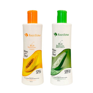 Lozione per il corpo ANTI-ACNE verde all'ingrosso PAPAYA sbiancante lozione <span class=keywords><strong>SILKA</strong></span> nutriente per la pelle crema - Product Image 1