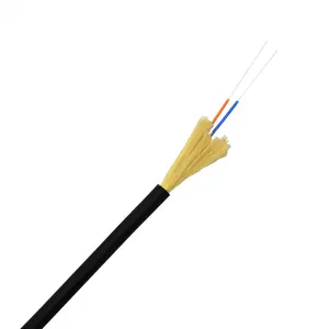 Competitive price indoor outdoor GJFJH Aerial Cable 0.9mm 2 core fiber optic cable LSZH multimode fiber