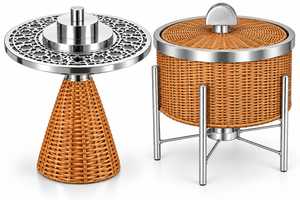 Buffet Stainless Steel Chafing Dish with Food <b>Warmer</b> Stand for Commercial Restaurants Hotels Catering Companies Weddings Parties - Product Image 6