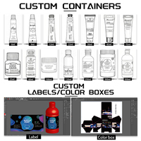 Ensemble de pigments pour artistes de 22ml 6 couleurs Kits de peintures acryliques Tissu de verre acrylique fluorescent métallisé Ensembles de peinture aquarelle Tempera