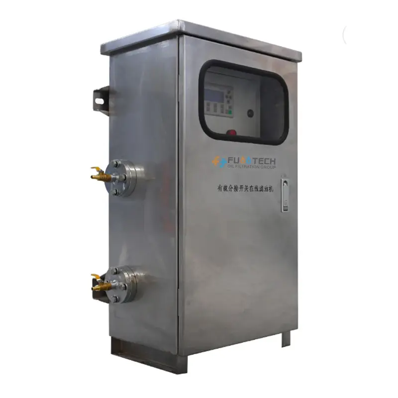 Penjualan laris pemurni minyak pengganti keran OLTC mesin dehidrasi kontrol cerdas PLC tipe dapat digerakkan