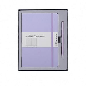 Carnet A5 A6 promotionnel tendance, stylo métallique, logo personnalisé imprimé pour cadeaux d'entreprise, salons professionnels - Product Image 2