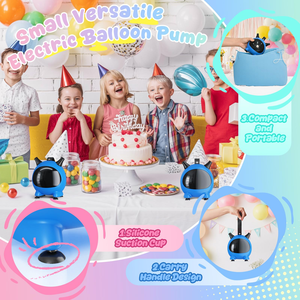 Inflador de Globos Eléctrico Portátil, Soplador de Aire con Kit de Arco y Guirnalda de Globos para Decoración de Fiestas - Product Image 3