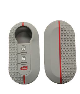 Vente en gros de housse de <span class=keywords><strong>clé</strong></span> de voiture en silicone Offre Spéciale pour <span class=keywords><strong>Fiat</strong></span> 500 Housse de protection Ducato Panda Grande <span class=keywords><strong>Punto</strong></span> Lancia Musa Etui de <span class=keywords><strong>clé</strong></span> de voiture - Product Image 5