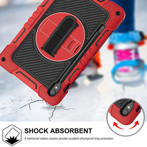 Béquille <span class=keywords><strong>Silicone</strong></span> PC Hybride Cas Bandoulière Shell pour Samsung Galaxy Tab <span class=keywords><strong>S10</strong></span> Lite X400/X406B 10.9 Pouces 2025 - Product Image 3