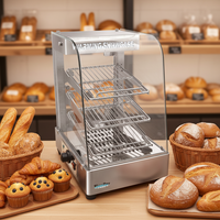 Vitrine de réchauffement des aliments électriques