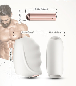 جهاز الاستمناء للذكور هزاز لتدريب القضيب لعبة لإطالة التحمل الجنسي مقاومة للماء تدليك حشفة الاستمناء لعبة جنسية للرجال - Product Image 4