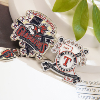 Broche en émail sur le thème du baseball LGC Wholesale, multi-styles, objet de collection sportif, épinglette de revers