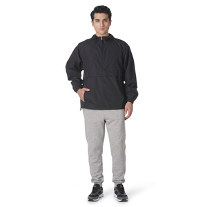 Men's Light <b>Weight</b> Polyester Wind Breaker Stylish Bomber Jacket Half Zipper Thin Jacket 2026 - Product Image 1