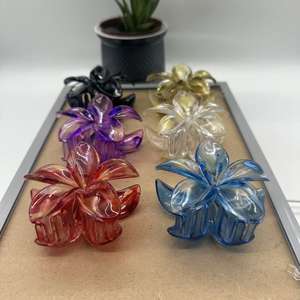 Barrette à cheveux en forme de fleur de <span class=keywords><strong>style</strong></span> <span class=keywords><strong>vintage</strong></span> et épingle à cheveux en forme de requin, accessoire de <span class=keywords><strong>coiffure</strong></span> en plastique pour chignon latéral - Product Image 6