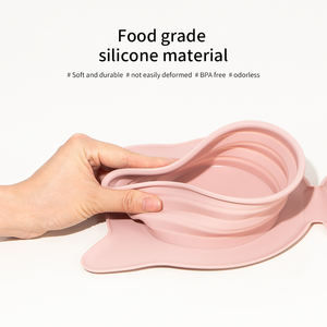 Fubon commercio all'ingrosso Pet alimentazione ciotola pieghevole cibo lento mangiatore per animali domestici cane doppia ciotola da viaggio acqua porta cibo cibo per animali domestici - Product Image 3