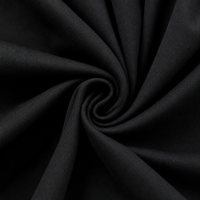 Tissu tricoté extensible en polyester/spandex, motif uni, poids moyen, respirant, en soie de lait teinte, sur mesure, personnalisable pour garçons