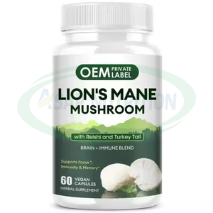 ยาเม็ดสารสกัดจากเห็ดแผงคอสิงโตอาหารเสริมสำหรับผู้ใหญ่เกรดอาหาร - Product Image 1