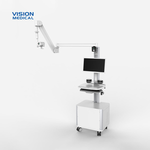 Xe Đẩy Có Thể Điều Chỉnh Chiều Cao Cho Camera Nội Soi Xe Đẩy Y Tế Với VESA Mounts Tư Vấn Từ Xa Xe Đẩy Thiết Bị Ghi Âm - Product Image 1