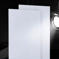 Feuilles diffuseuses LED personnalisées en PP/PS pour panneaux d'éclairage