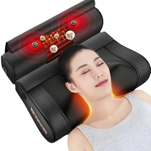Cervical Massage Pillow With Heat Therapy Neck Support For Neck Waist Back Relief Usb Powered Infrared Massage Device - Product Image 1