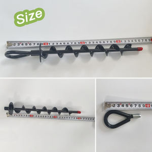 Estacas de Acero de Alta Calidad para Suelo, Anclaje Reutilizable y Portátil para Tiendas de Campaña, Cobertizos y Fijación de Animales - Product Image 3