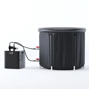 SMCN 아이스 플런지 워터 냉각기 사용자 정의 로고 1/3 HP 워터 냉각기 폭발 워터 콜드 플런지 욕조 냉각기