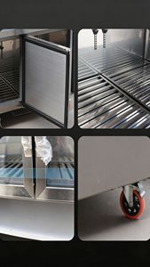 Table de réfrigération d'établi Réfrigérateur commercial réfrigéré en acier inoxydable <span class=keywords><strong>Congélateur</strong></span> commercial Réfrigérateur à - Product Image 2