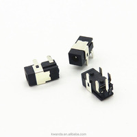 Prise d'alimentation CC 30V KD DS-008 2A en laiton plaqué argent, largeur d'entrée 0,7 mm, connecteur femelle 3 pôles en nylon, certifié ISO9001