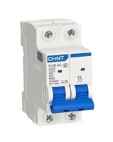 Disjoncteur miniature Chint NXB-63 type C 230V AC 1P 2P 3P 4P 6A, 10A, 16A, 20A, 25A, 32A, 40A, 50A, 63A