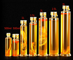 Bouteille de <span class=keywords><strong>vin</strong></span> à bulles de ginseng haut de gamme de 500 ml, 1 L, 1,5 L, 2 L, 2,5 L, 3 L avec boîte cadeau en bois de luxe ou boîte en mousse - Product Image 6