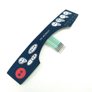 सोल्डर पिन के साथ रिमोट कंट्रोलर के लिए निर्माता डिय झिल्ली कीबोर्ड 2.54 मिमी पिच कस्टम मोटाई और रंग - Product Image 5