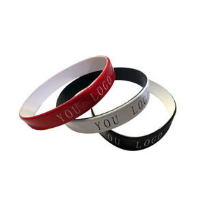JXS1013 Mejor Precio, Logotipo Personalizado, Impresión por Pulverización de Tinta a <span class=keywords><strong>Color</strong></span> en Pulsera de Silicona Completa y Logotipo Láser para Regalos Promocionales - Product Image 3